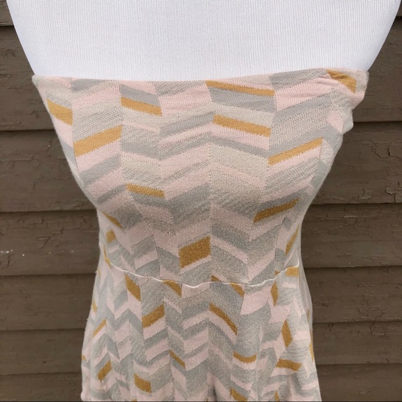 Anthropologie Moth boho strapless peplum top! - Picture 2 of 8